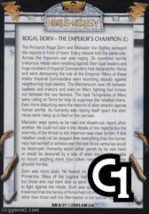 Rogal Dorn - The Emperor's Champion (e)